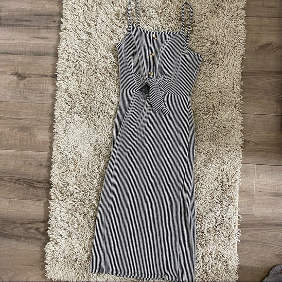 Striped Bodycon Dress - Picture 1 of 2